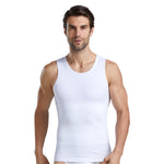 Men's body shaping jacket European style 260g arbitrary cut plastic chest, abdomen, waist and back compression vest