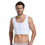 Corset men 260g arbitrary cut back support three - row compression back plastic chest vest underwear