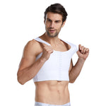 Corset men 260g arbitrary cut back support three - row compression back plastic chest vest underwear