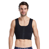 Corset men 260g arbitrary cut back support three - row compression back plastic chest vest underwear