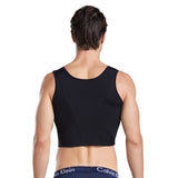 Corset men 260g arbitrary cut back support three - row compression back plastic chest vest underwear