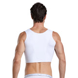 Corset men 260g arbitrary cut back support three - row compression back plastic chest vest underwear