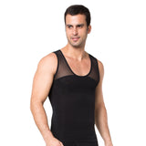 European and American men's corset net cloth thin shapewear corset corset fitness underwear