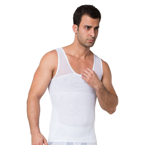 European and American men's corset net cloth thin shapewear corset corset fitness underwear