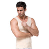 Men's shapewear corset zipper corset vest mesh shapewear